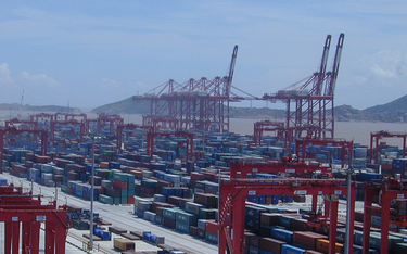 W chińskich portach rekordowe przeładunki, opóźnienia i zamówienia kontenerowców