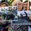 W obronie pobitych kolegów demonstrowali ukraińscy dziennikarze