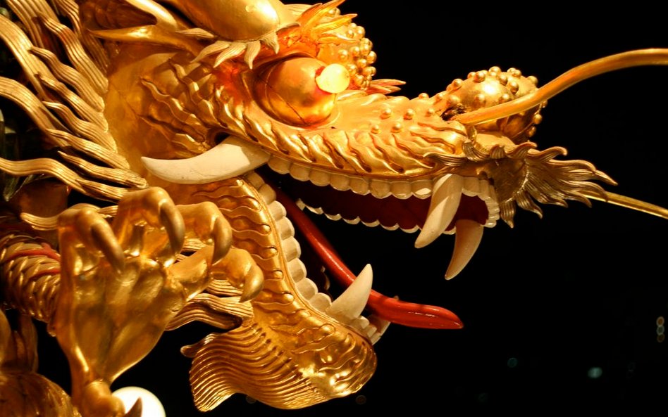 Smoki często zdobią wejścia do chińskich restauracji