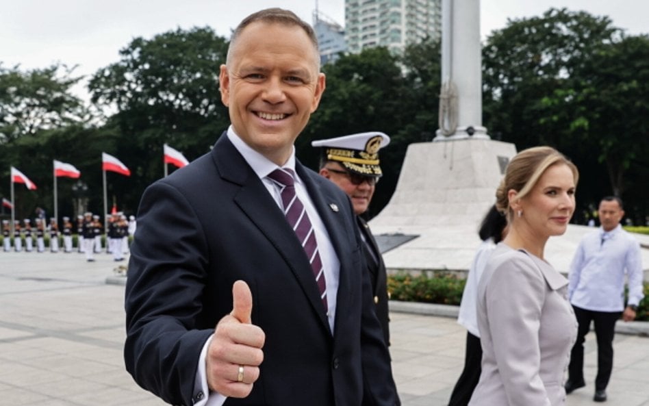 Prezydent RP Karol Nawrocki wraz z pierwszą damą Martą Nawrocką