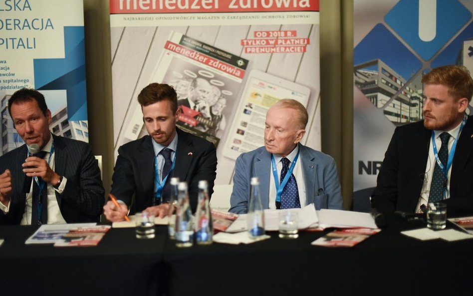 od lewej Wojciech Zawalski, Robert Goudswaard, Andrzej Zapaśnik, Tomasz Zieliński