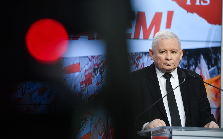 Prezes PiS Jarosław Kaczyński