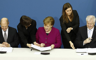 Niemcy: Chadecy i SPD podpisali umowę koalicyjną