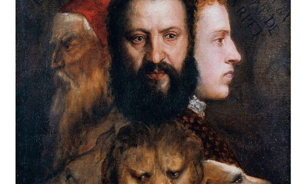 „Alegoria roztropności” bądź „Autoportret z Oraziem i Marco Vecellio”, Tycjan