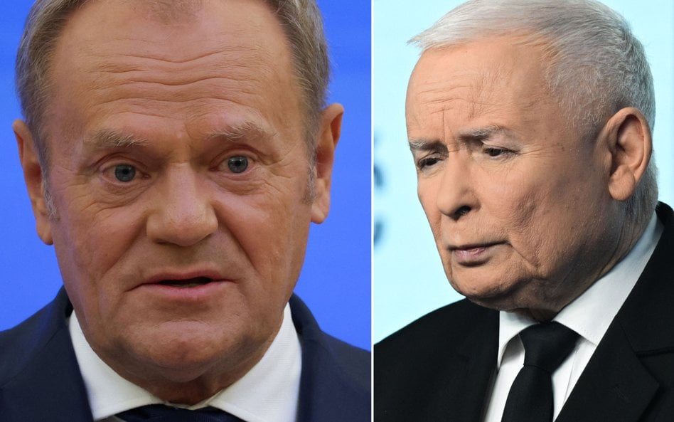Donald Tusk i Jarosław Kaczyński