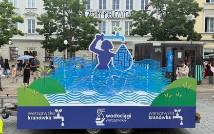 Wodociągo Warszawskie przygotowały syrenkę promującą kranówkę