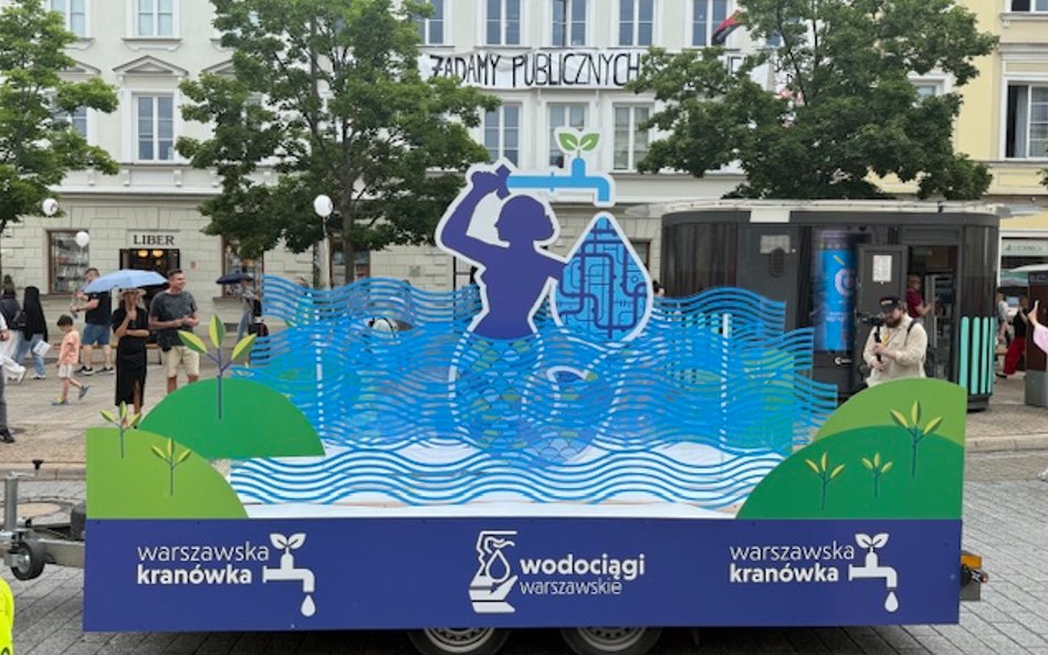 Wodociągo Warszawskie przygotowały syrenkę promującą kranówkę