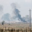 Dym po eksplozji w rosyjskim składzie amunicji na Krymie