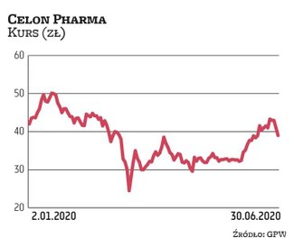 To w dużej mierze od Celonu pharmy uzależnione są ruchy indeksu branżowego, ponieważ spółka ta ma ni