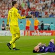 Wojciech Szczęsny po faulu na Messim