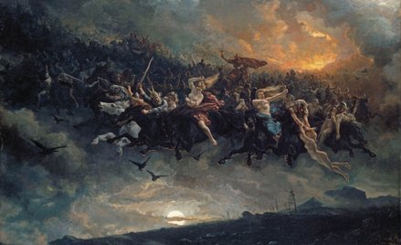 Peter Nicolai Arbo, norweski artysta często podejmujący w swoich dziełach tematykę mitologii nordyck