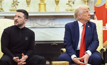 Słynne spotkanie Donalda Trumpa i Wołodymyra Zełenskiego 28 lutego w Białym Domu. Ukraiński prezyden