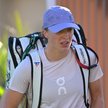Iga Świątek po treningu w Indian Wells