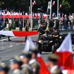 Prezydent Andrzej Duda na defiladzie wojskowej z okazji Święta Wojska Polskiego, 15 sierpnia 2023 r.
