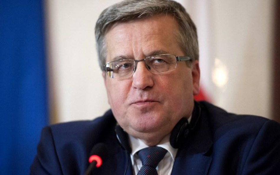 Prezydent Bronisław Komorowski