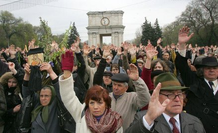 Demonstracja w dniu 12 kwietnia.