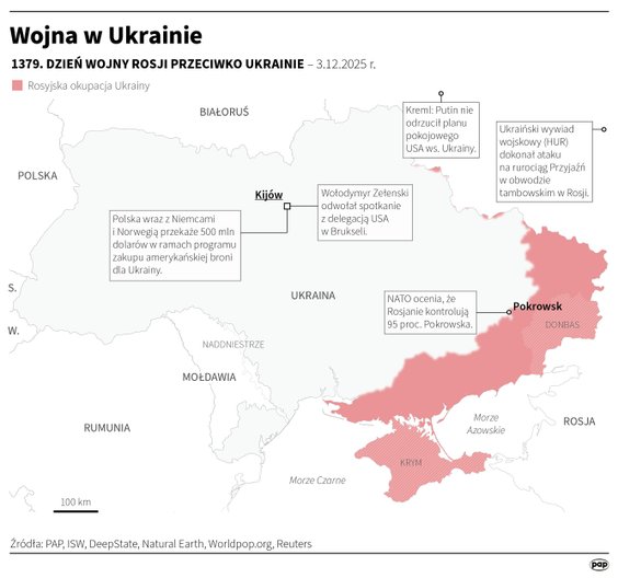 Tak wyglądała sytuacja na froncie w 1379 dniu wojny