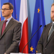 Premier Mateusz Morawiecki i minister zdrowia Łukasz Szumowski