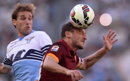 Lucas Biglia i Francesco Totti