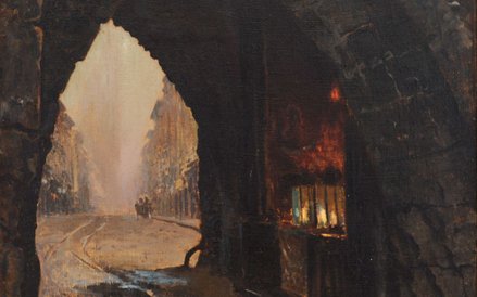 Brama Floriańska, 1906, płótno, olej.