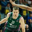 Adam Waczyński w barwach swego klubu Unicaja Malaga