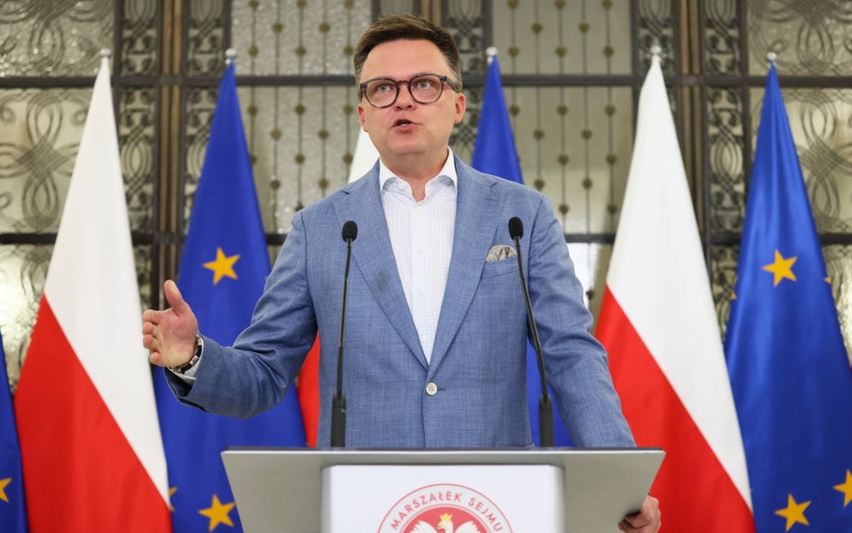 Marszałek Sejmu Szymon Hołownia