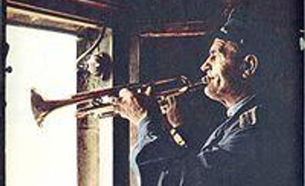 Krakowski hejnalista na Wieży Mariackiej