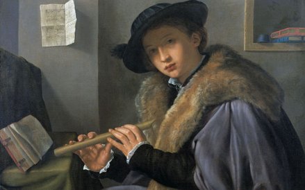 Savoldo, Portret mężczyzny grającego na flecie