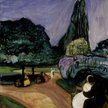 Edvard Munch; Summer Night in Studenterlunden, 1899; Oil on canvas, 101 x 91 cm; Perez Simon Collect