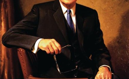 Prezydent Dwight D. Eisenhower, oficjalny portret z Białego Domu w Waszyngtonie