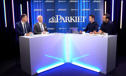 Od lewej: Adrian Apanel, zarządzający portfelami w DM BOŚ; Jerzy Nikorowski, dyrektor BM BNP Paribas