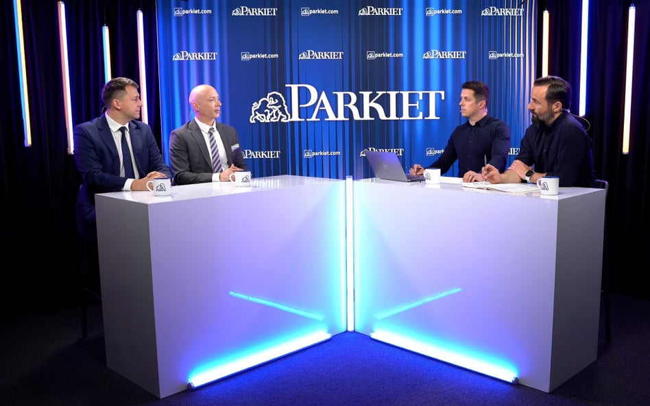 Od lewej: Adrian Apanel, zarządzający portfelami w DM BOŚ; Jerzy Nikorowski, dyrektor BM BNP Paribas
