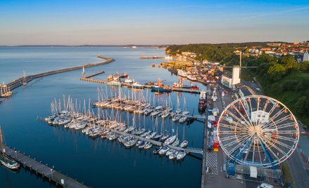 Sassnitz, kurort nad Bałtykiem na wyspie Rugia