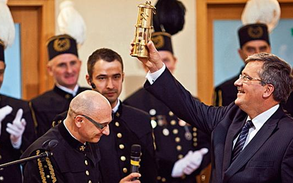 Prezydent RP Bronisław Komorowski w niedzielę odwiedził lubelską kopalnię Bogdanka