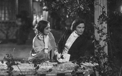 Germaine Laugier jako George Sand i Pierre Blanchar jako Fryderyk Chopin w jednej ze scen filmu.