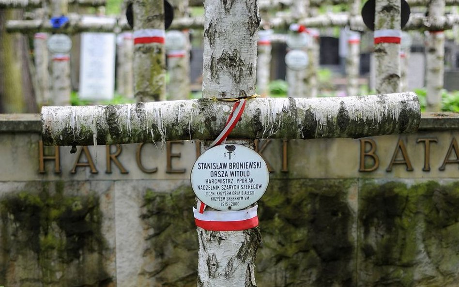 Grób Stanisława Broniewskiego na warszawskim Cmentarzu Wojskowym na Powązkach