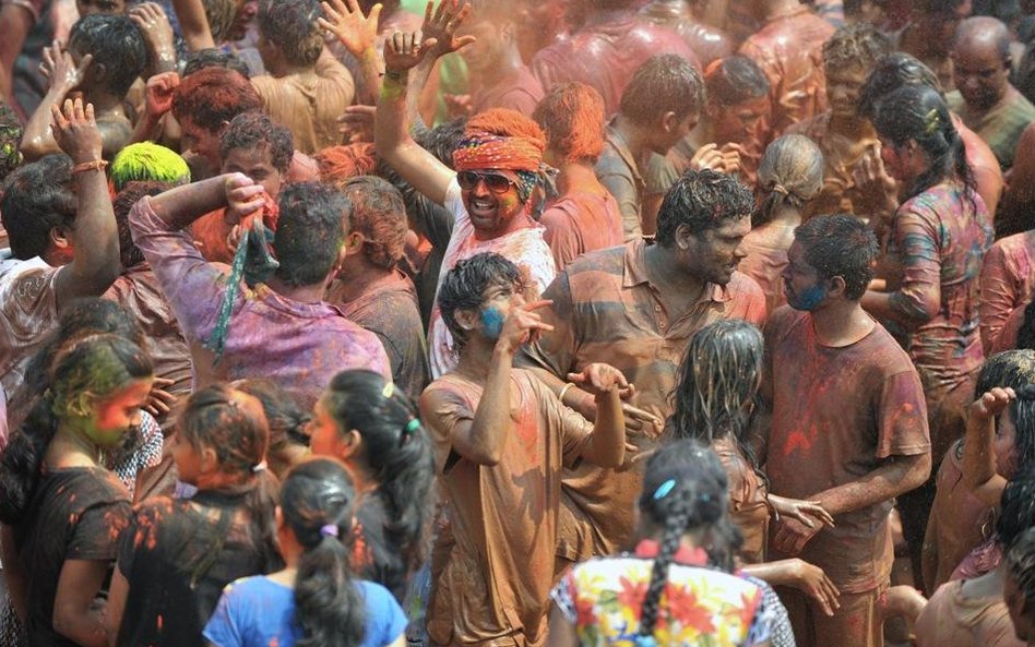 Festiwal kolorów w Indiach