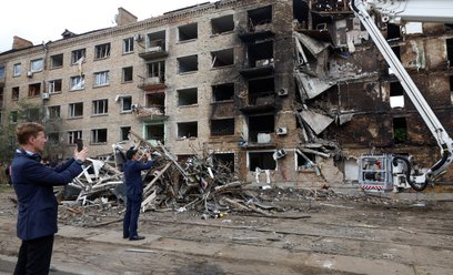 Kijów po rosyjskich atakach