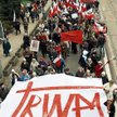 Marsze w obronie stacji odbywają się od pół roku w całej Polsce. Na zdjęciu protest w Szczecinie 3 m