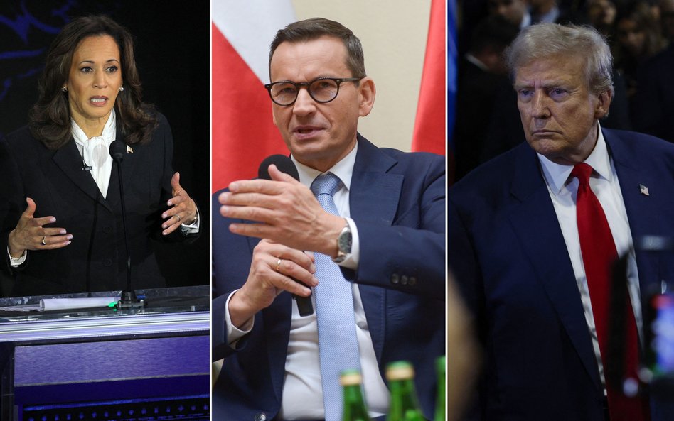 Kamala Harris, Mateusz Morawiecki, Donald Trump