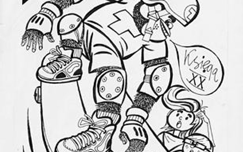 Okładka do „Tytusa, Romka i A’Tomka, księga XX. Druga wyprawa na Wyspy Nonsensu” Papcia Chmiela; cen