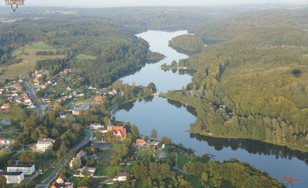 Kaszuby - Przywidz. Widok z gondoli