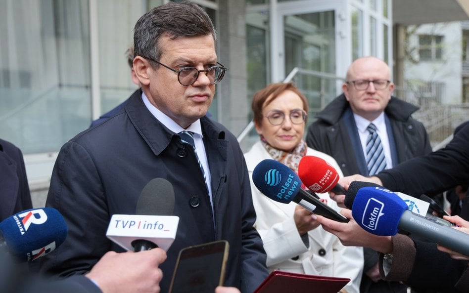 Sędziowie Trybunału Konstytucyjnego, od lewej: Krystian Markiewicz, Anna Korwin-Piotrowska, Marcin D