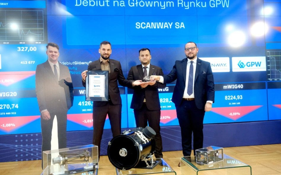 Scanway to drugi tegoroczny debiutant oraz 400. spółka notowana na głównym parkiecie. W trakcie swoj