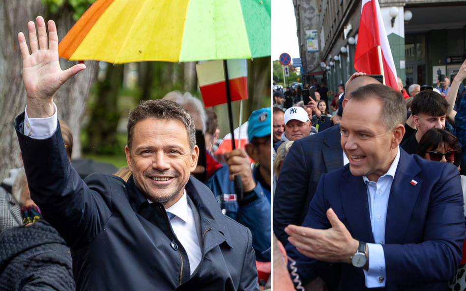 Rafał Trzaskowski i Karol Nawrocki