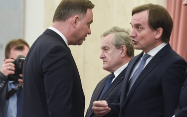 Prezydent Andrzej Duda i minister Zbigniew Ziobro różnią się w sposobie reformy sądownictwa