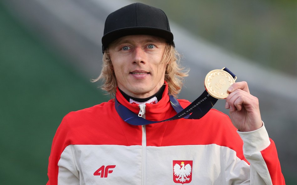 Dawid Kubacki zdobył złoty medal igrzysk europejskich na Wielkiej Krokwi