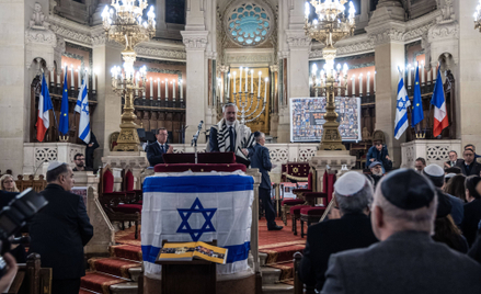 Rabin Mosze Sebbag w Wielkiej Synagodze w Paryżu
