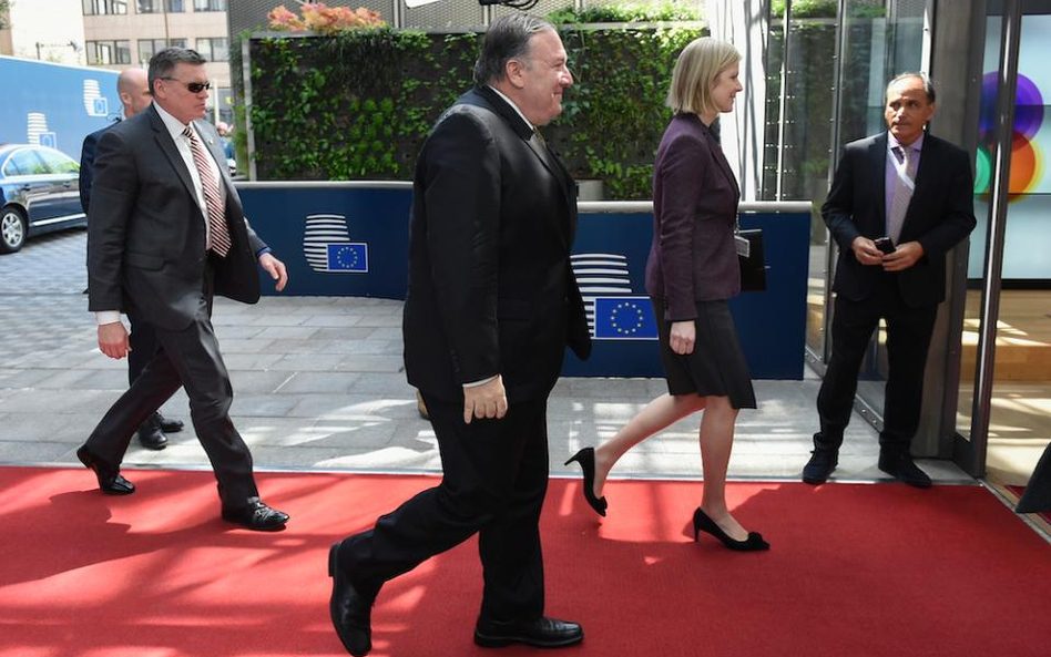 Mike Pompeo nieoczekiwanie pojawił się w Brukseli