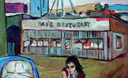 "Restauracja u taty", 2008, copyright: Bob Dylan, dzięki uprzejmości Halcyon Gallery w Londynie